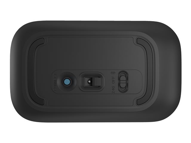 HP Z3700 - Mouse - optical - 3 buttons - wireless - Bluetooth 5.0, 2.4 GHz - USB wireless receiver - black