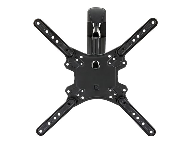 StarTech.com Full Motion TV Wall Mount, 32-55 inch (77lb/35kg) VESA Displays, Low Profile Universal Flat Screen TV Wall Mount, Heavy Duty Adjustable Tilt/Swivel Articulating Arm Bracket - Cable Management - Mounting kit (articulating arm, wall mount, wrench) - for TV - plastic, steel - black - screen size: 32\"-55\" - wall-mountable - for P/N: HDMIPLATE