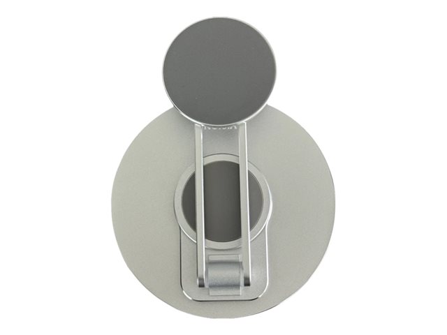 VISION turntable phone stand - LIFETIME WARRANTY - MagSafe magnet holds phone in place - adhesive magnet ring included for Andriod phones - turns to landscape or portrait - maximum height of mount 150 mm - set phone on any angle - anodized CNC Alumin