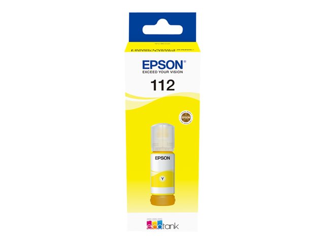 Epson EcoTank 112 - 70 ml - yellow - original - ink refill - for EcoTank L11160, L15150, L15160, L6460, L6490, L6550, L6570, L6580, EcoTank Pro L15180