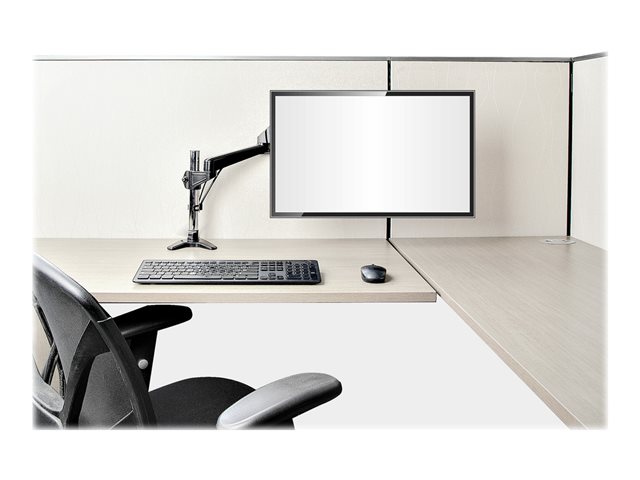 StarTech.com Desk Mount Monitor Arm for Single VESA Display up to 32\" or 49\" Ultrawide 8kg/17.6lb, Full Motion Articulating & Height Adjustable w/ Cable Management, C-Clamp, Grommet Mount - Single Monitor Arm - Mounting kit (arm assembly, VESA mount)