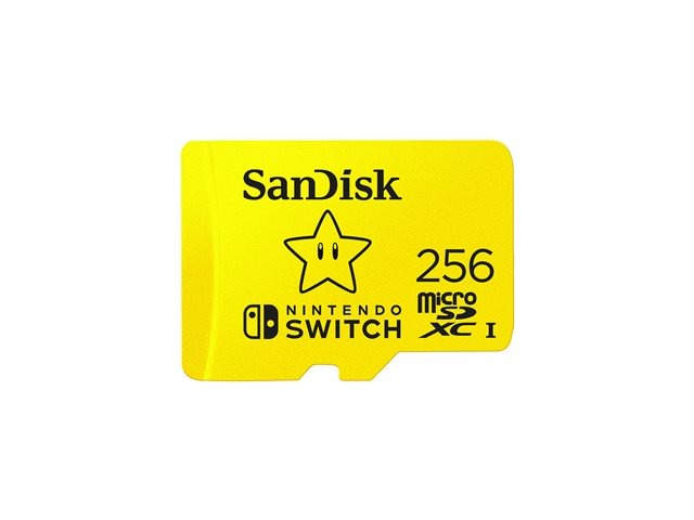 SanDisk Nintendo Switch - Flash memory card - 256 GB - UHS-I U3 - microSDXC UHS-I - for Nintendo Switch