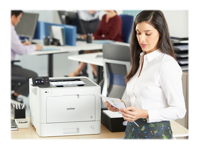 Brother HL-L8360CDW - Printer - colour - Duplex - laser - A4/Legal - 2400 x 600 dpi - up to 31 ppm (mono) / up to 31 ppm (colour) - capacity: 300 sheets - USB 2.0, Gigabit LAN, Wi-Fi(n), USB host, NFC
