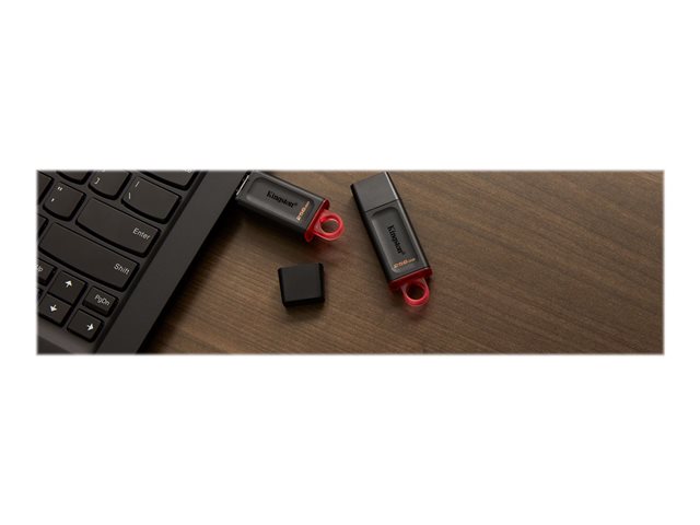 Kingston DataTraveler Exodia - USB flash drive - 256 GB - USB 3.2 Gen 1 - black/pink