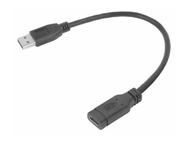 USB Type-A male to USB Type-C female adapter 0.2m