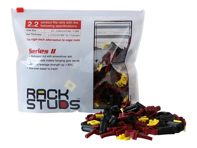 Rackstuds RED for thickness u003d 2 2 mm 100-pack