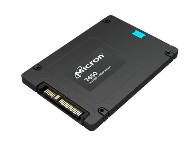 Micron 7450 PRO - SSD - Read Intensive - encrypted - 960 GB - hot-swap - 2.5\" - U.3 PCIe 4.0 x4 (NVMe) - 3072-bit RSA - Self-Encrypting Drive (SED), TCG Opal Encryption - CRU - for ThinkSystem SD630 V2, SR630 V2, SR645, SR650 V2, SR665, SR670 V2, SR850 V2, ST650 V2