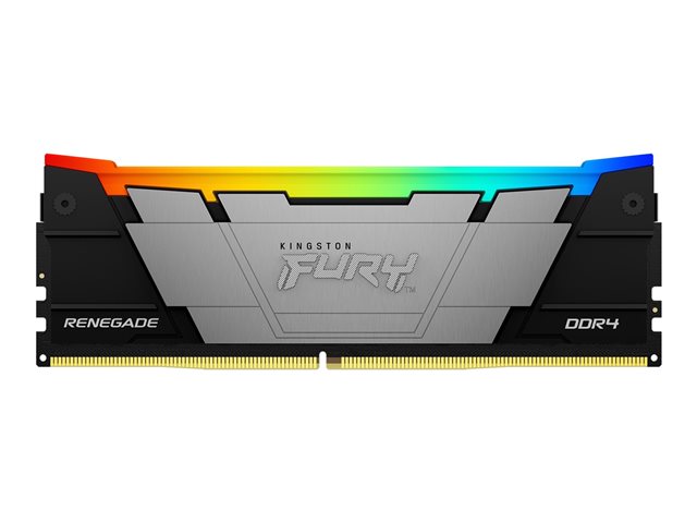 Kingston FURY Renegade RGB - DDR4 - module - 32 GB: 1 x 32 GB - DIMM 288-pin - 3600 MHz / PC4-28800 - CL18 - 1.2 V - unbuffered - non-ECC - black