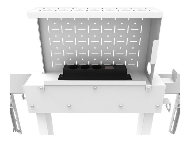 Neomounts WL55-875WH1 - Mounting kit (wall mount) - motorised - for flat panel - lockable - steel - white - screen size: 55\"-100\"
