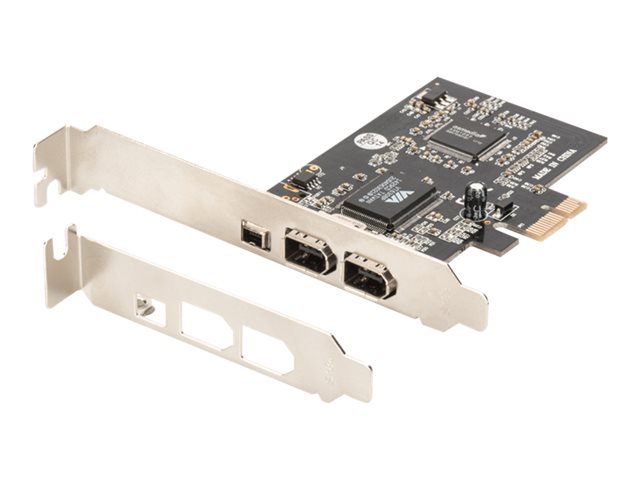 PCIe Card Firewire 1394a 3 portPCIe Card Firewire 1394a 3 port 1x ext. 1394mini 2x ext. 1394a