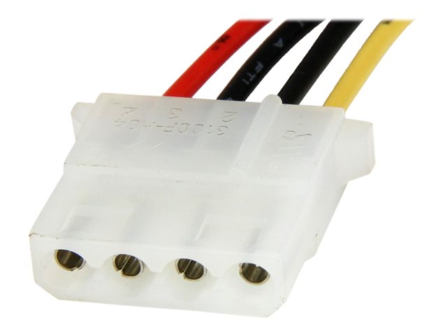 StarTech.com 12in SATA to LP4 Power Cable Adapter F/M - SATA to LP4 Power Adapter - SATA Female to LP4 Male Power Cable - 12 inch (LP4SATAFM12) - Power adapter - 4 PIN internal power (F) to SATA power (M) - 30.48 cm - for P/N: SATSASBP425