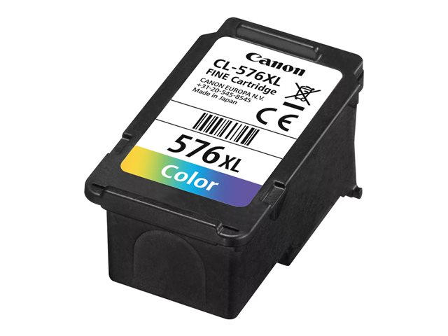 Canon CL-576XL - 12.6 ml - High Yield - colour (cyan, magenta, yellow) - original - ink cartridge - for PIXMA TR4750i, TR4751i, TS3550i, TS3551i