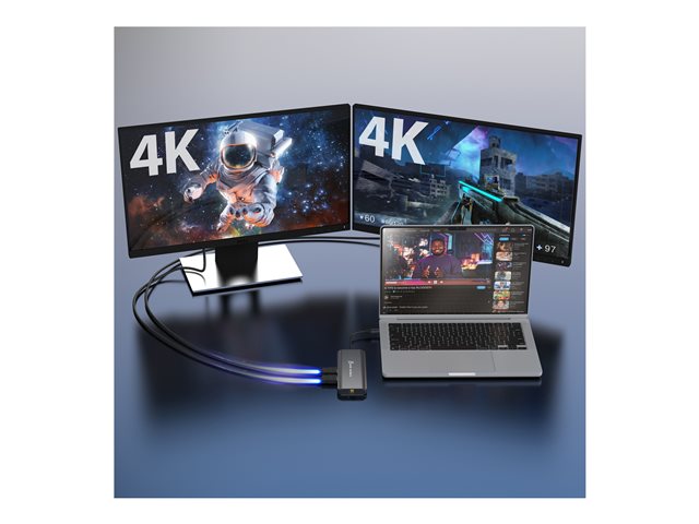USB-C DUAL 4K HDMI 10GBPS MINI DOCK