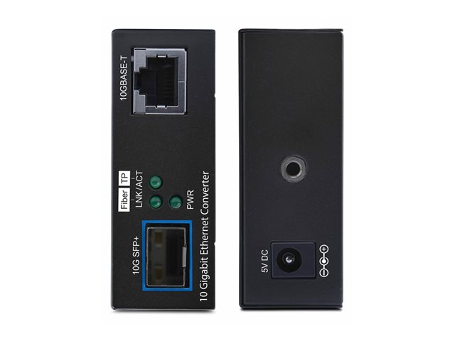 10GbE to 10GBASE-X SFP+ Media Converter