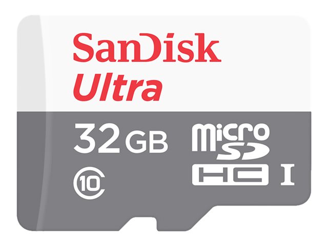 SanDisk Ultra - Flash memory card (microSDHC to SD adapter included) - 32 GB - Class 10 - microSDHC UHS-I