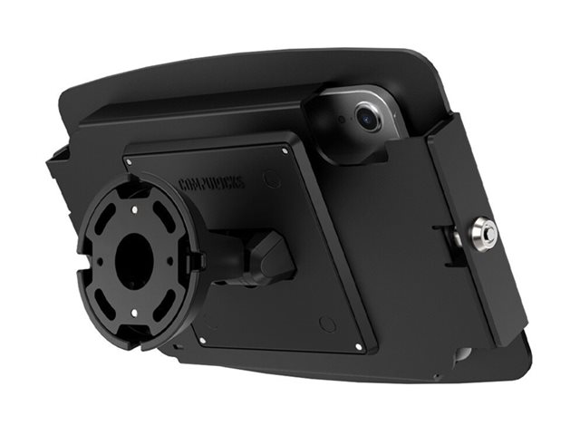 Compulocks iPad mini 8.3\" Space Enclosure Tilting Wall Mount - Mounting kit (enclosure) - exposed camera and buttons, tilting - for tablet - lockable - aluminium - black - screen size: 8.3\" - wall-mountable