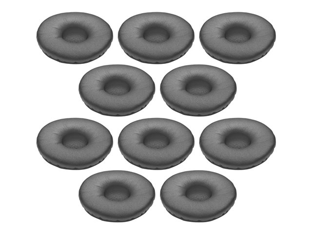 Earcushion leatherette L for the Jabra BIZ 2400 II (10 pieces)