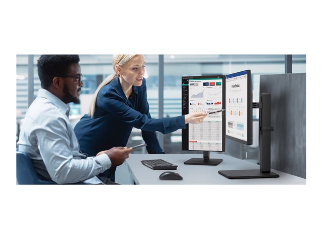LG 24BA450-B - LED monitor - 24\" (23.8\" viewable) - 1920 x 1080 Full HD (1080p) @ 100 Hz - IPS - 250 cd/m² - 1300:1 - 5 ms - HDMI, VGA, DisplayPort - speakers