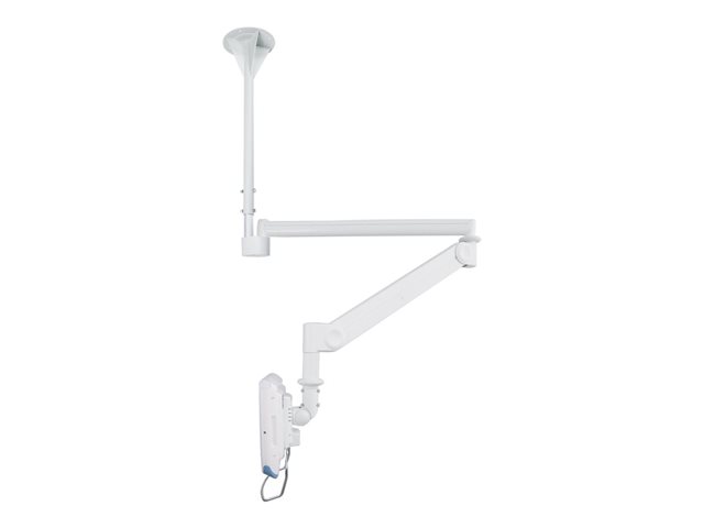 Neomounts by Newstar FPMA-HAC100HC - Bracket - full-motion - for LCD display - medical - white - screen size: 10\"-32\" - ceiling mountable