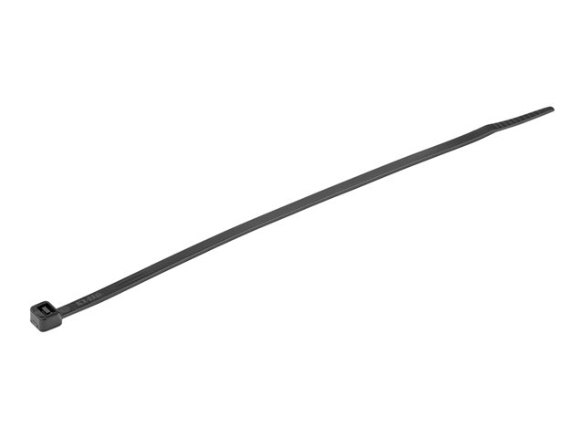 StarTech.com 8\"(20cm) Cable Ties, 2-1/8\"(55mm) Dia, 50lb(22kg) Tensile Strength, Nylon Self Locking Zip Ties, UL Listed, 1000 Pack, Black (CBMZT8BK) - Cable tie - 20.32 cm - black - TAA Compliant (pack of 1000)