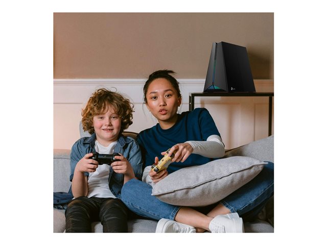 Archer GE550BE9300 Tri-Band Wi-Fi 7 Gaming RouterBlazing-Fast Gaming Wi-Fi up to 9220 Mbps: Delivering 5764 Mbps on a 6 GHz band, 2882 Mbps on a 5 GHz band, and 574 Mbps on a 2.4 GHz band, Archer GE550 is always ready for the fiercest battles. Keep y