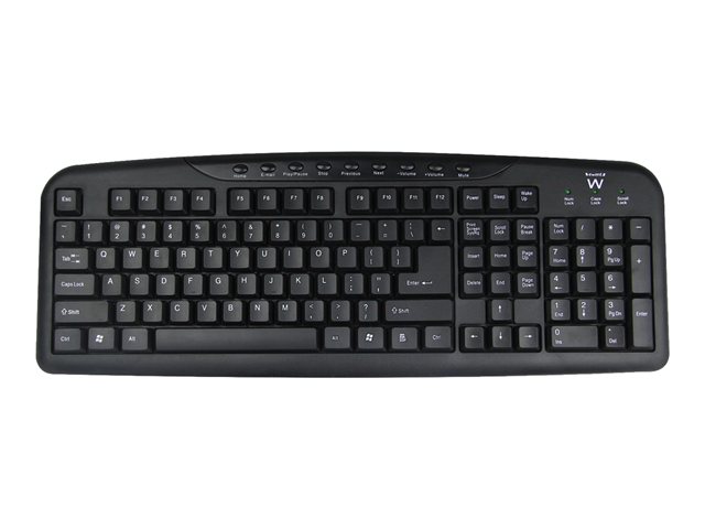 Multimedia keyboard USB US lay-out