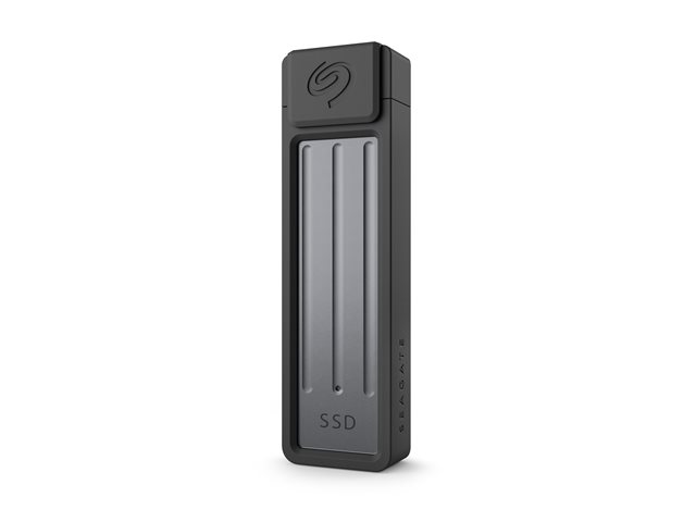 Seagate STMX1000400 - SSD - 1 TB - ultra-compact - external (portable) - USB 3.2 Gen 2 (USB-C connector) - dark grey - with Seagate Rescue Data Recovery