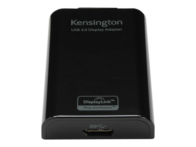 Kensington Universal Multi-Display Adapter - External video adapter - USB 3.0 - DVI - black