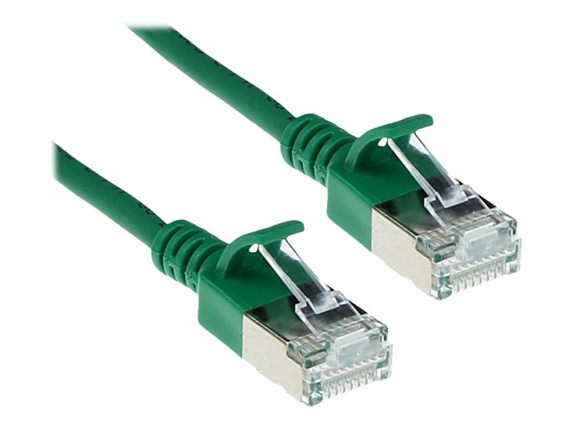 CAT6A U/FTP SLIMLINE GN 0.25M. 1 stk