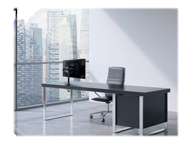 B-TECH BT7373 - Mounting kit (desk clamp mount, grommet mount, dual articulating arm) - for LCD display - graphite black - screen size: up to 28\"