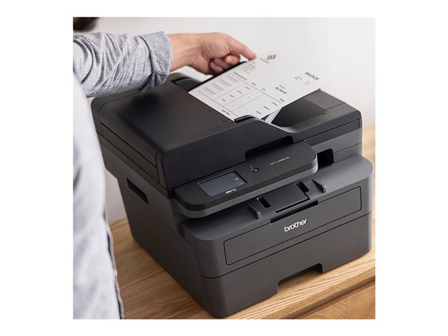 Brother MFC-L2860DWE - Multifunction printer - B/W - laser - A4/Legal (media) - up to 34 ppm (copying) - up to 34 ppm (printing) - 250 sheets - 33.6 Kbps - USB 2.0, LAN, Wi-Fi(n)