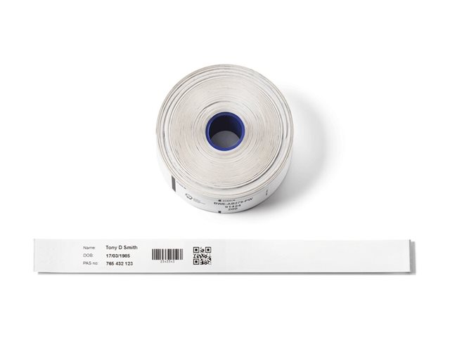 Wristband Adult Adhesive 279mmx25mm (PK