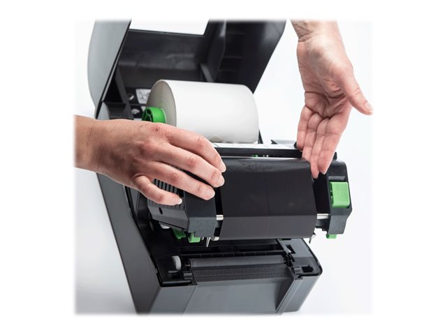 Brother TD-4520TN - Label printer - direct thermal / thermal transfer - Roll (11 cm) - 300 x 300 dpi - up to 127 mm/sec - USB 2.0, LAN, USB host, RS232C