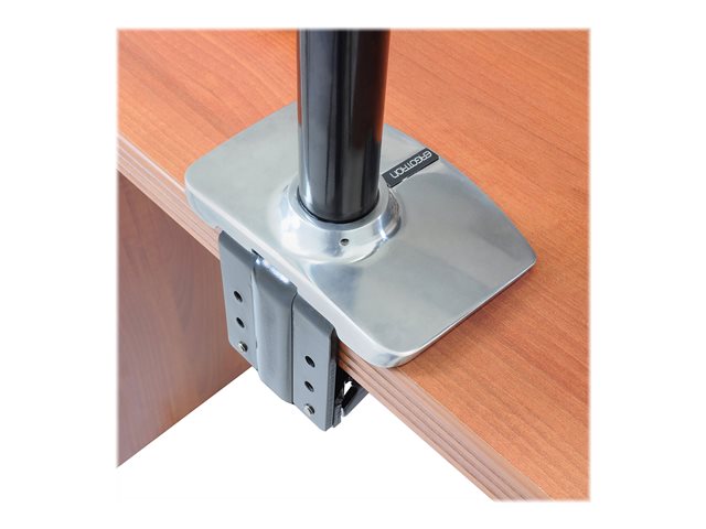Ergotron LX - Mounting kit (extender arm, pole, VESA adapter, sit-stand arm, desk clamp base, grommet-mount base) - for LCD display - aluminium - polished aluminium - screen size: up to 42\" - desk-mountable
