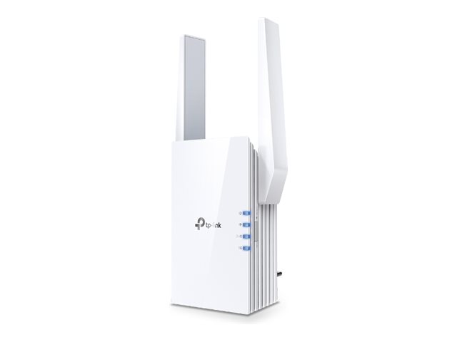 TP-Link RE605X - Wi-Fi range extender - GigE - Wi-Fi 6 - 2.4 GHz, 5 GHz - in wall