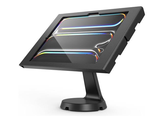Compulocks iPad Pro M4 13\" (2024), Apex Enclosure Mast Stand - Mounting kit (stand, enclosure) - for tablet - lockable - metal frame - black - screen size: 13\" - counter, free-standing - for Apple 13-inch iPad Pro (M4)