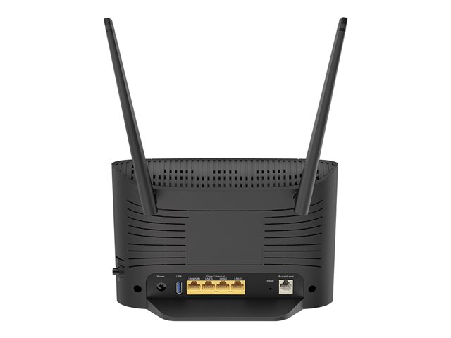 D-Link DSL-3788 - Wireless router - DSL modem - 4-port switch - 1GbE - WAN ports: 2 - Wi-Fi 5 - Dual Band