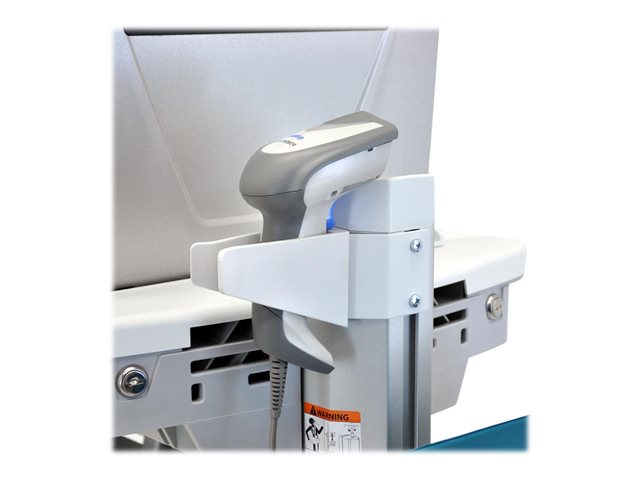 Ergotron StyleView Cart with LCD Pivot, SLA Powered, 2 Drawers - Cart - for LCD display / PC equipment - lockable - medical - aluminium, zinc-plated steel, high-grade plastic - screen size: up to 24\" - 66 Ah - Lead Acid - TAA Compliant