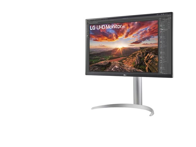 LG 27UP850K-W - LED monitor - 27\" - 3840 x 2160 4K UHD (2160p) - IPS - 400 cd/m² - 1200:1 - DisplayHDR 400 - 5 ms - 2xHDMI, DisplayPort, USB-C - speakers