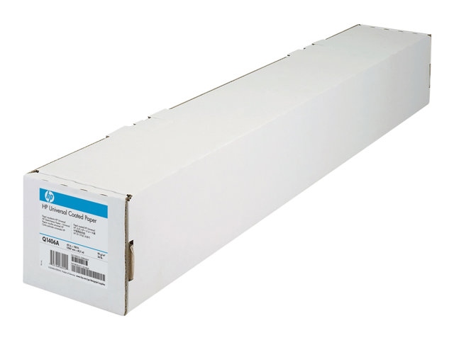 HP Universal - Wood fibre - matte - coated - 4.9 mil - Roll (91.4 cm x 45.7 m) - 90 g/m² - 1 roll(s) paper - for DesignJet 45XX, 5100, L26500, T1100, T1120, T1200, T1300, T1500, T2300, T520, T920, Z5200