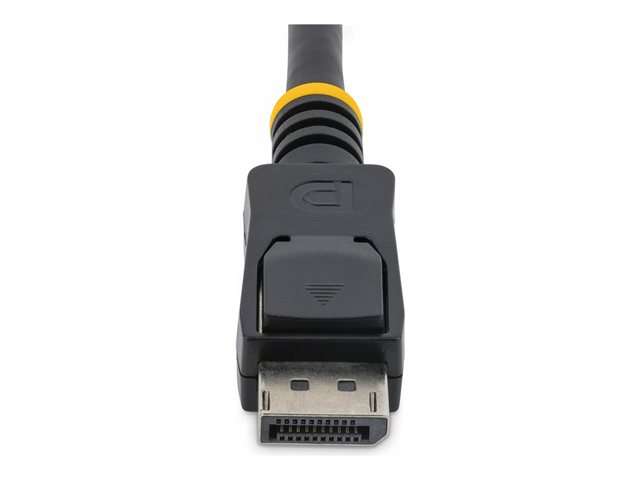 StarTech.com DisplayPort 1.2 Cable w/ Latches - 6ft / 2m - HBR2 - 4K x 2K Display - Certified DP to DP Video Cable M/M (DISPLPORT6L) - DisplayPort cable - DisplayPort (M) to DisplayPort (M) - 1.8 m - latched - black - for P/N: DK31C3HDPDUE, DKM30CHDPD, DKM30CHDPDUE, KITBXAVHDPEU, KITBXAVHDPNA, KITBXAVHDPUK