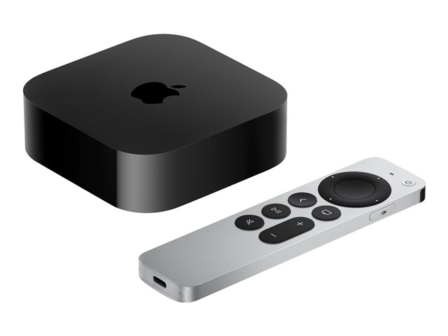 Apple TV 4K (Wi-Fi + Ethernet) - 3rd generation - AV player - 128 GB - 4K UHD (2160p) - 60 fps - HDR