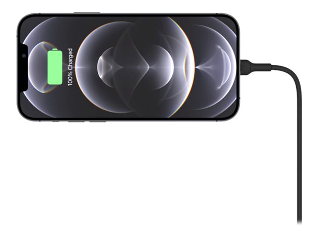 Belkin BoostCharge - Car wireless charging holder + car power adapter - 10 Watt - black - for Apple iPhone 12, 12 mini, 12 Pro, 12 Pro Max, 13, 13 mini, 13 Pro, 13 Pro Max