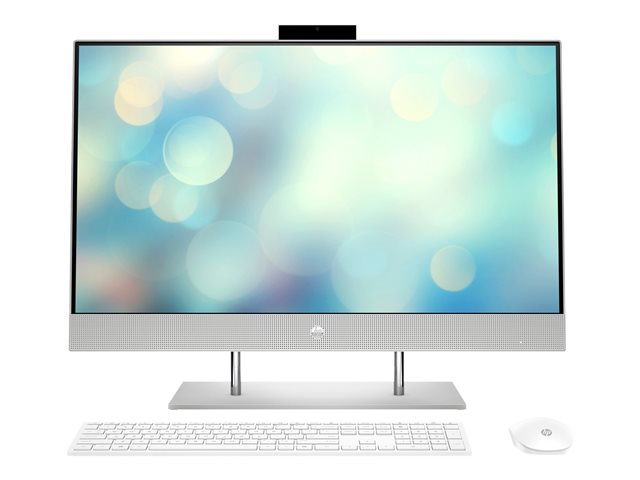 HP 27-dp1026nb - All-in-one - Core i5 1135G7 - RAM 8 GB - SSD 512 GB - NVMe, HP Value - Iris Xe Graphics - GigE - WLAN: 802.11a/b/g/n/ac, Bluetooth 5.0 - Win 11 Home - monitor: LED 27\" 1920 x 1080 (Full HD) - natural silver - with HP 2 years Onsite B