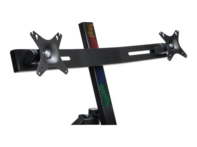 Kensington - Mounting component (dual arm) - for 2 monitors - black - screen size: up to 24\"