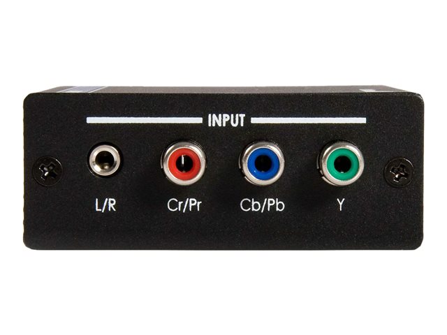 StarTech.com Converge A/V Component with Audio to HDMI® Format Converter - Video converter - HDMI ( HDCP ) (CPNTA2HDMI) - Video converter - component video - HDMI - black