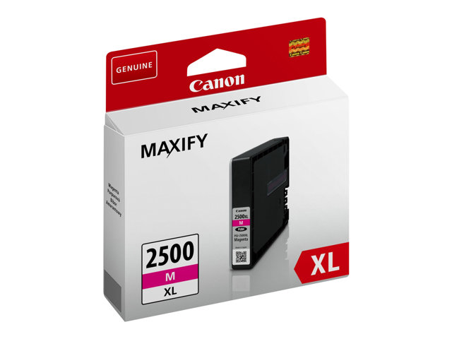 Canon PGI-2500XL M - 19.3 ml - magenta - original - ink tank - for MAXIFY iB4050, iB4150, MB5050, MB5150, MB5155, MB5350, MB5450, MB5455