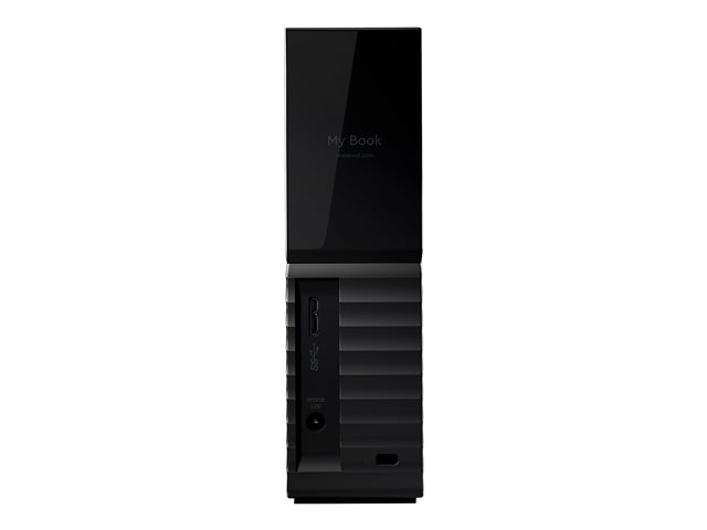 WD My Book WDBBGB0080HBK - Hard drive - encrypted - 8 TB - external (desktop) - USB 3.0 - 256-bit AES - black