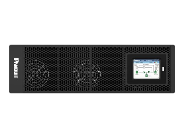 Panduit SmartZone - UPS (rack-mountable / external) - AC 220/230/240 V - 10000 Watt - 10000 VA - 3-phase - Ethernet, RS-232, USB - output connectors: 2 - PFC - 7U - EMEA - black