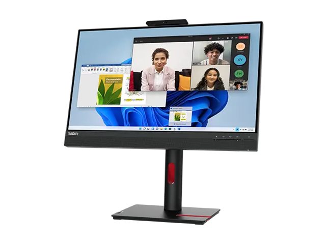 Lenovo ThinkCentre Tiny-in-One 24 Gen 5 - LED monitor - 24\" (23.8\" viewable) - 1920 x 1080 Full HD (1080p) @ 60 Hz - IPS - 250 cd/m² - 1000:1 - 4 ms - HDMI, DisplayPort - speakers - raven black